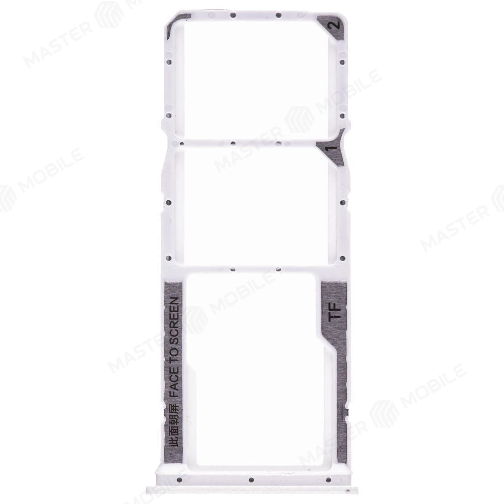 Держатель сим-карты для Xiaomi Poco C61 (2312BPC51H) (белый)  фото №1