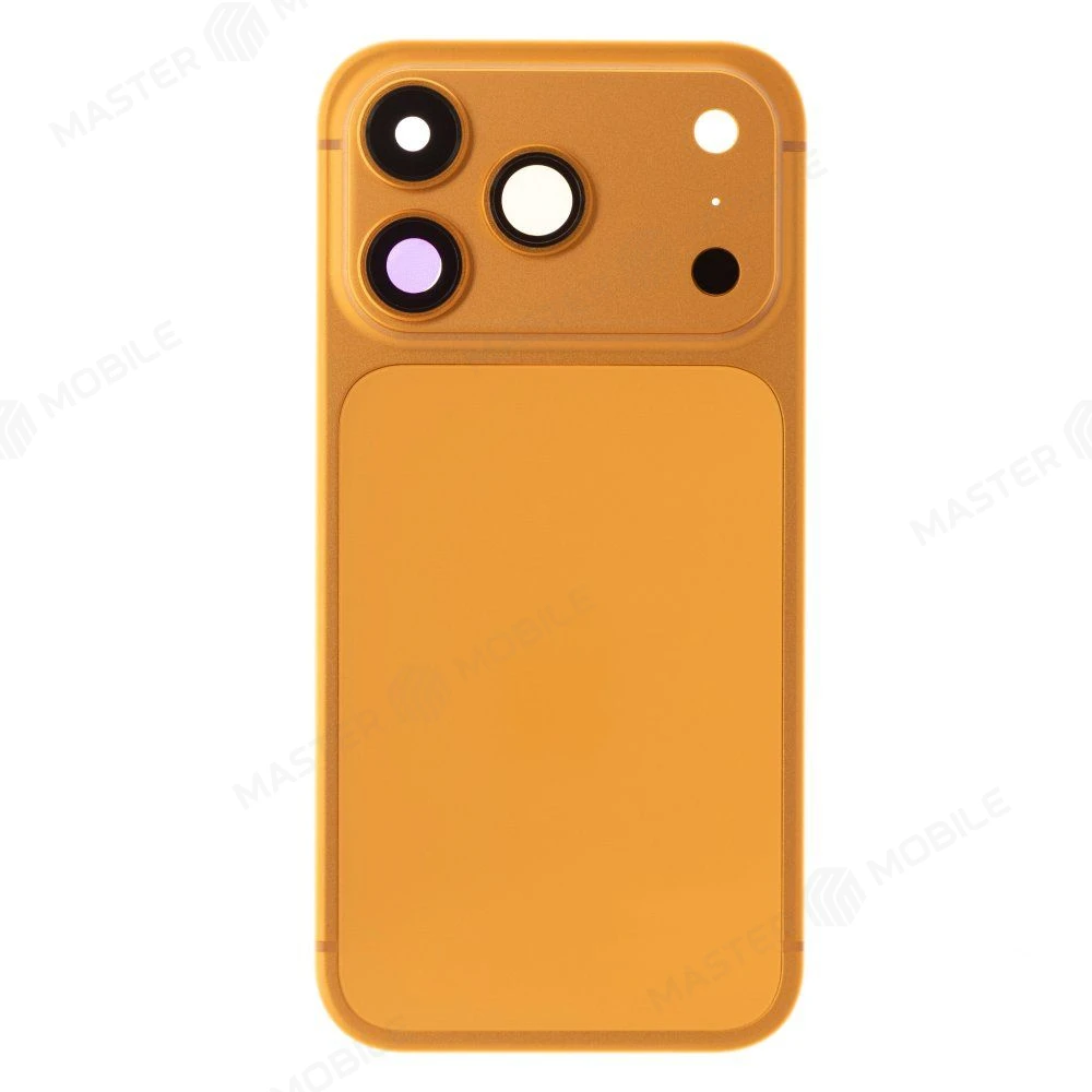 Корпус для Apple iPhone 14 Pro в дизайне Apple iPhone 17 Pro (оранжевый) (Premium) фото №1