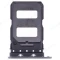Держатель сим-карты для Xiaomi 14 Pro (23116PN5BC) (черный) фото №1