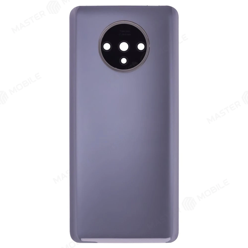 Задняя крышка для OnePlus 7T (серый) (в сборе со стеклом камеры) фото №1