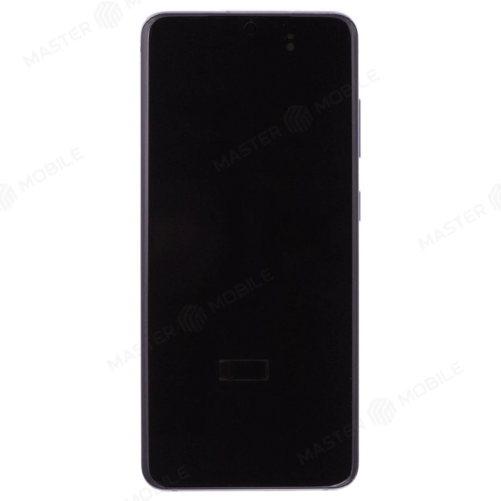 Дисплей для Samsung G980 Galaxy S20 + тачскрин (серый) (в рамке) (ORIG100) (возможен дефект ЛКП)