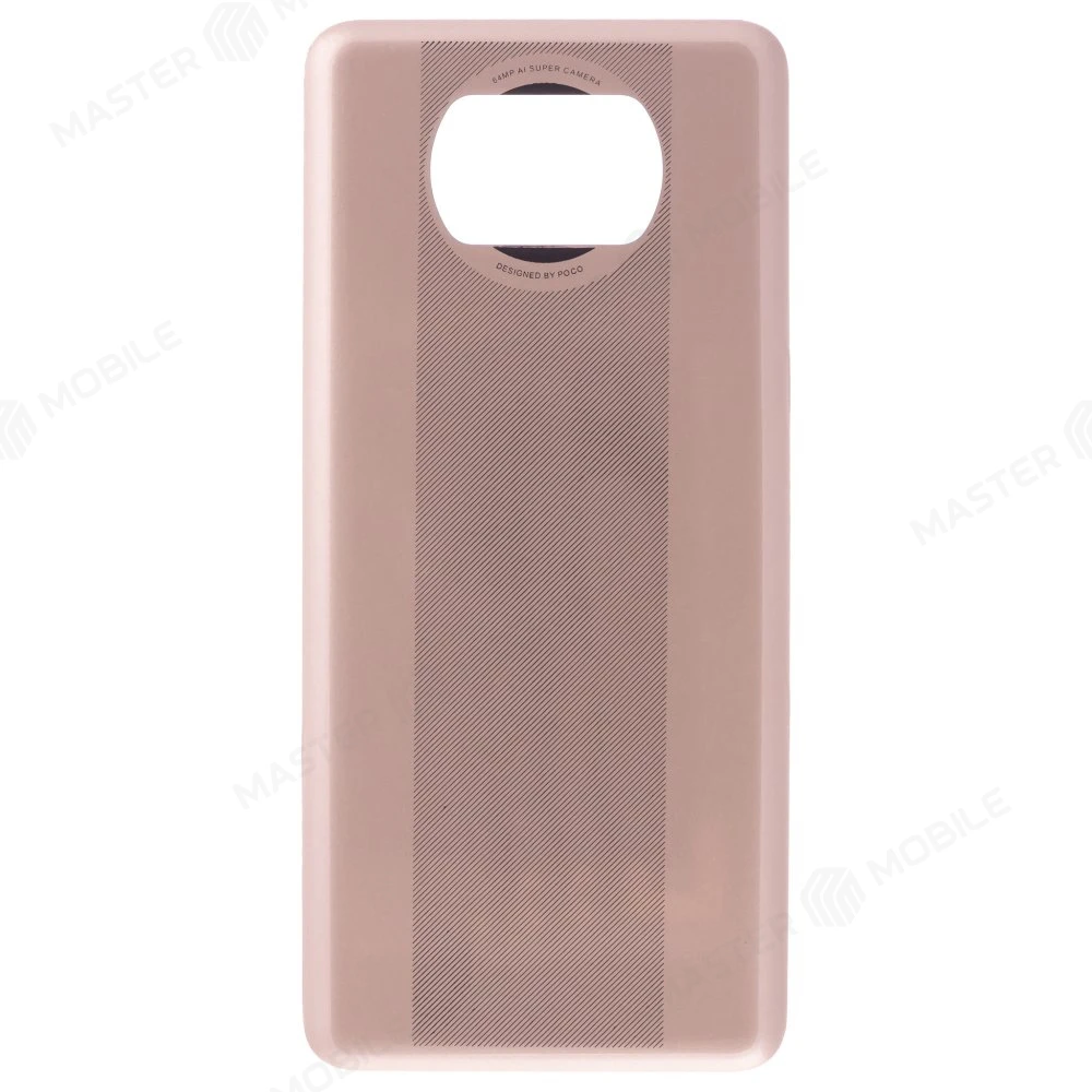Задняя крышка для Xiaomi Poco X3 / Poco X3 NFC (M2007J20CG) / Poco X3 Pro (M2102J20SG) (бронзовый)