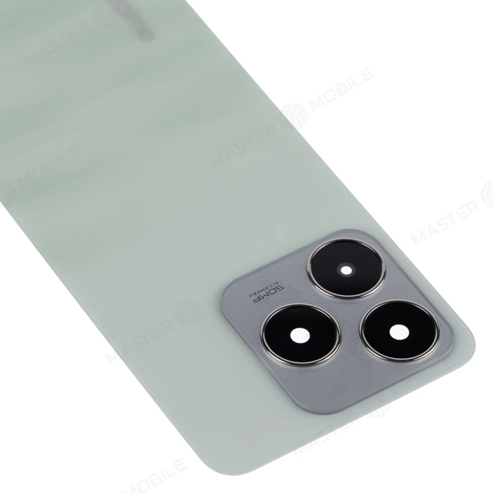 Задняя крышка для Realme C63 4G (RMX3939) (зеленый) (в сборе со стеклом камеры)  фото №3