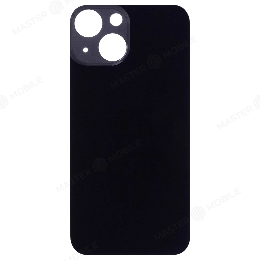 Задняя крышка для Apple iPhone 13 mini (черный) (с широким отверстием) (Premium)