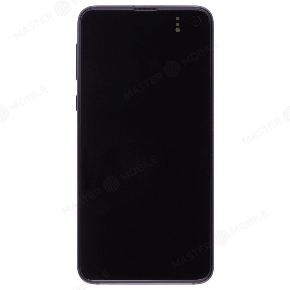 Дисплей для Samsung G970 Galaxy S10e + тачскрин (черный) (в рамке) (ORIG100) (возможен дефект ЛКП)