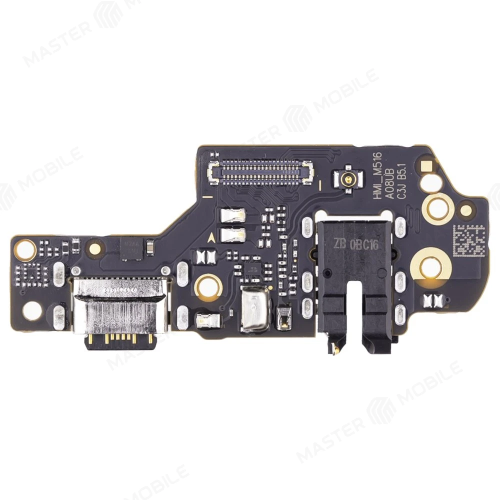 Нижняя плата для Xiaomi Redmi Note 8 (M1908C3JG) / Redmi Note 8 2021 (M1908C3JGG) с комп. + разъем зарядки + разъем гарнитуры + микрофон (ORIG100)  фото №1