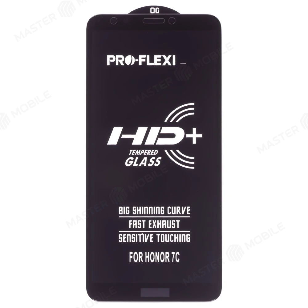 Защитное стекло 3D тех. пак. для Huawei Honor 7A Pro (AUM-L29) / Honor 7C (AUM-L41) / Y6 2018 (ATU-L11) и др. (черный) 