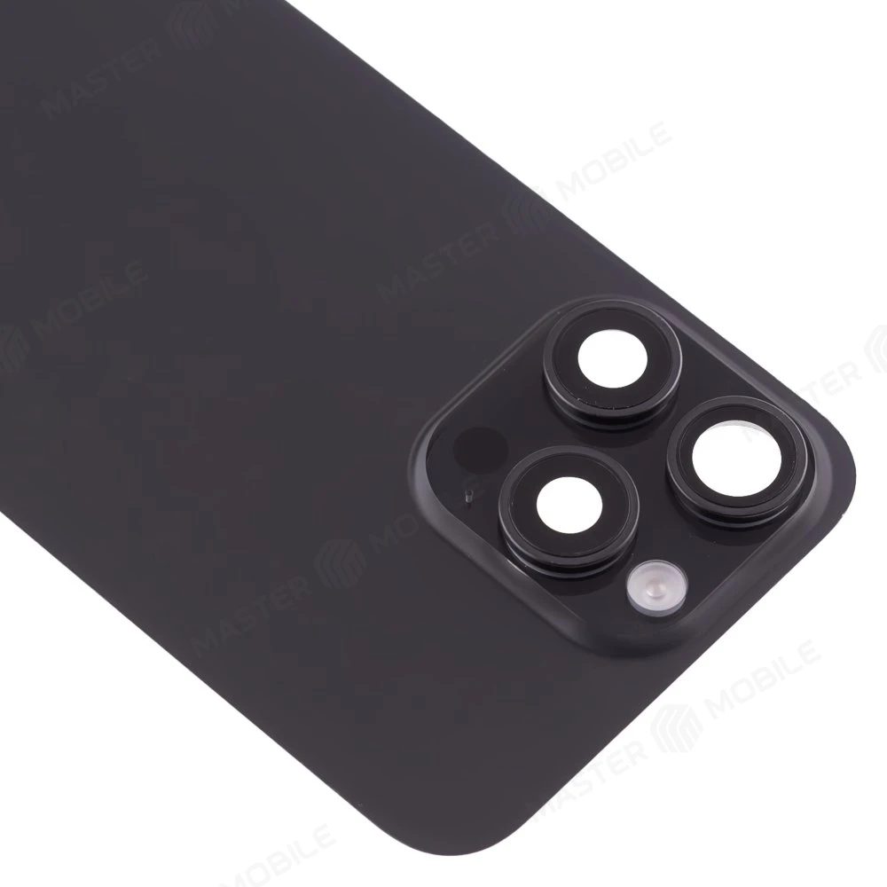 Задняя крышка для Apple iPhone 15 Pro Max (черный) (в сборе) (с разбора) (ORIG100) (возможен дефект ЛКП) фото №3