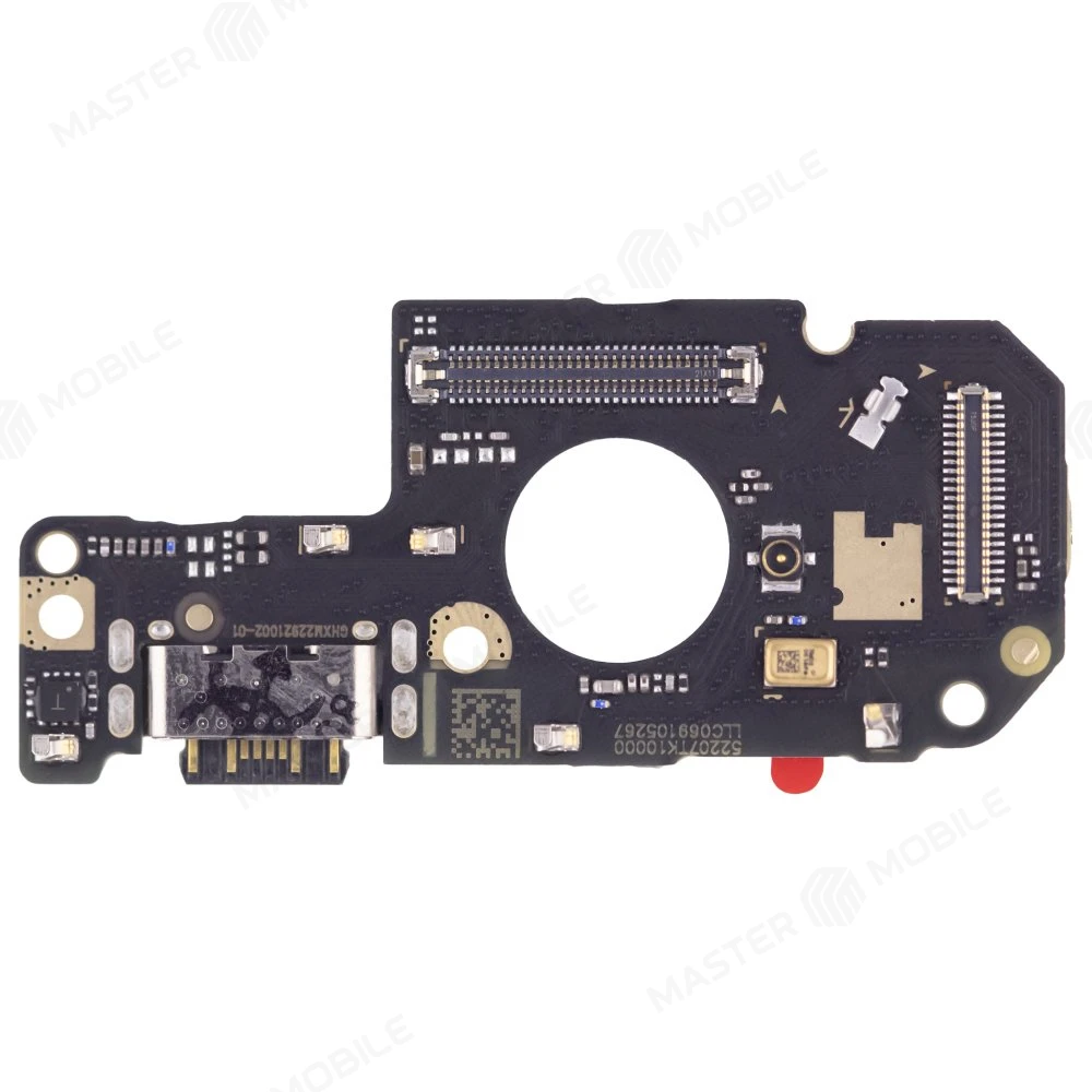 Нижняя плата для Xiaomi Redmi Note 11 4G (2201117TY/G) / Redmi Note 11S 4G (2201117SY/G) и др. с комп. + разъем зарядки + микрофон (ORIG100)
