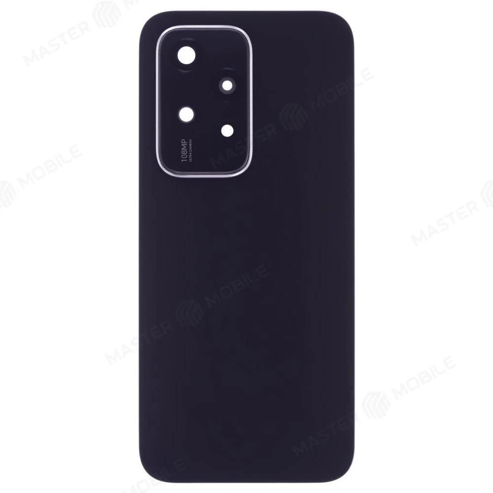 Задняя крышка для Huawei Honor 200 Lite (LLY-NX1) (черный) (в сборе со стеклом камеры)
