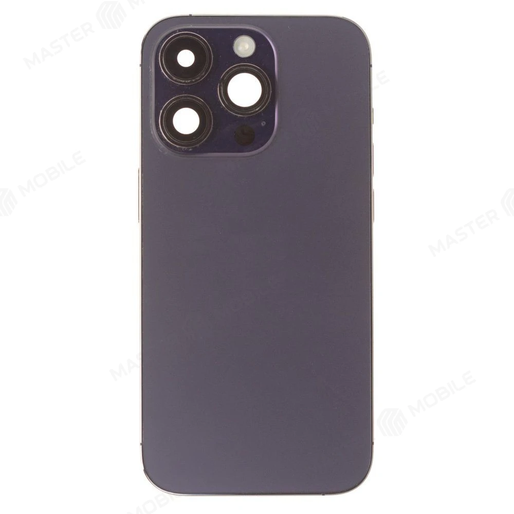 Корпус для Apple iPhone 14 Pro (фиолетовый) (eSIM / US Version) (в сборе) (ORIG100) (Снятый) (возможен дефект ЛКП) фото №1