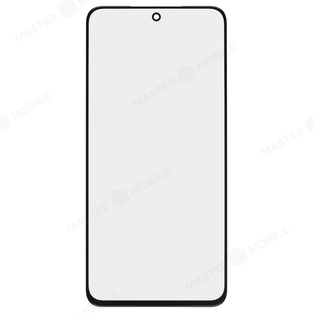 Стекло модуля для Samsung G990 Galaxy S21 FE + OCA (черный)  фото №1