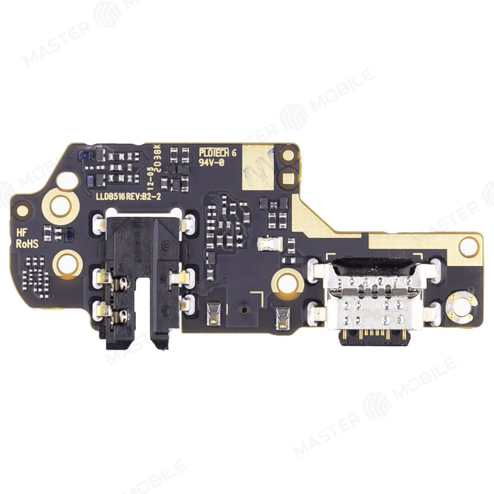 Нижняя плата для Xiaomi Redmi Note 8 (M1908C3JG) / Redmi Note 8 2021 (M1908C3JGG) с комп. + разъем зарядки + разъем гарнитуры + микрофон (ORIG100)  фото №2