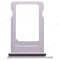 Держатель сим-карты для Apple iPhone 8 Plus (серебристый) фото №2