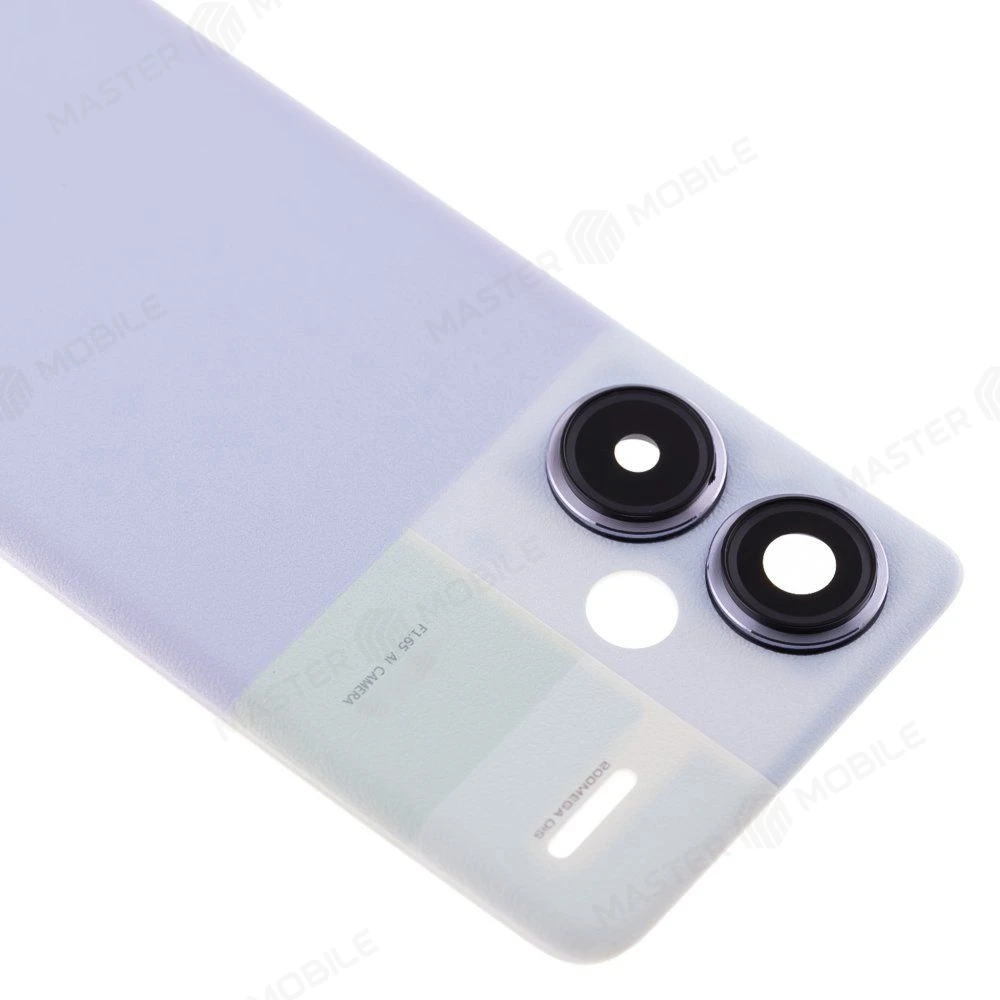 Задняя крышка для Xiaomi Redmi Note 13 Pro+ 5G (23090RA98C) (фиолетовый) (в сборе со стеклом камеры) фото №3