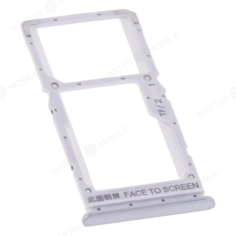 Держатель сим-карты для Xiaomi Redmi Note 10T 5G (M2103K19Y) (белый)  фото №3