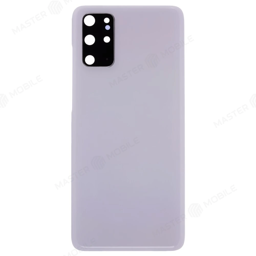 Задняя крышка для Samsung G985 Galaxy S20+ (белый) (в сборе со стеклом камеры)