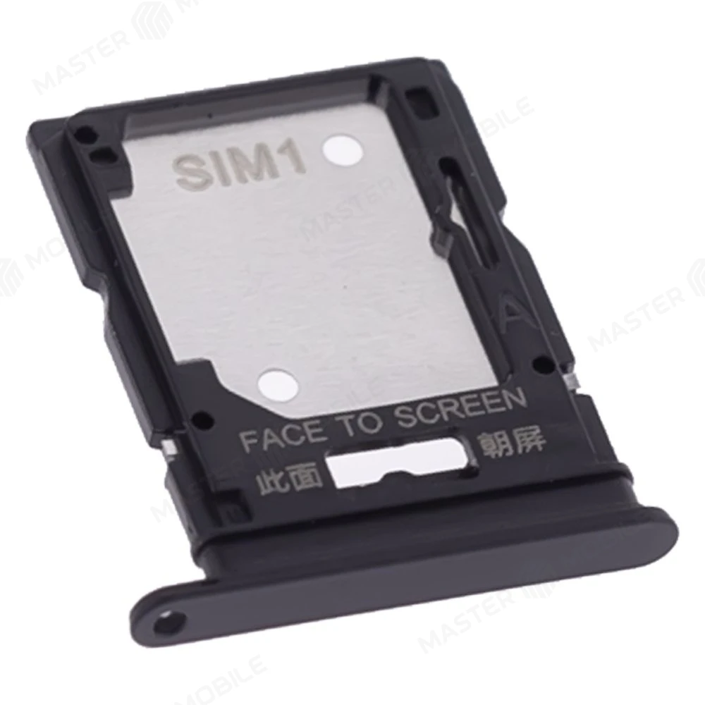 Держатель сим-карты для Xiaomi Redmi Note 11 Pro 4G (2201116TG) / Redmi Note 11 Pro 5G (2201116SG) (черный)  фото №3