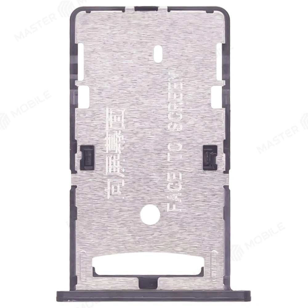 Держатель сим-карты + карты памяти (MicroSD) для Xiaomi Redmi 4A (черный)  фото №2