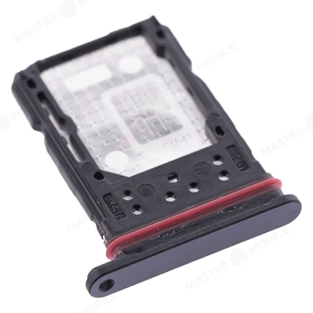 Держатель сим-карты для Vivo V27e (V2237) (черный) фото №3