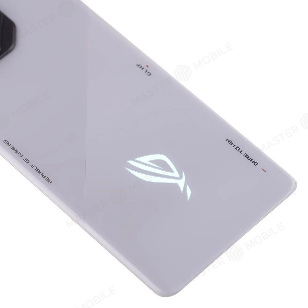 Задняя крышка для Asus ROG Phone 8 (AI2401) (серый) (в сборе со стеклом камеры) (ORIG100) фото №4