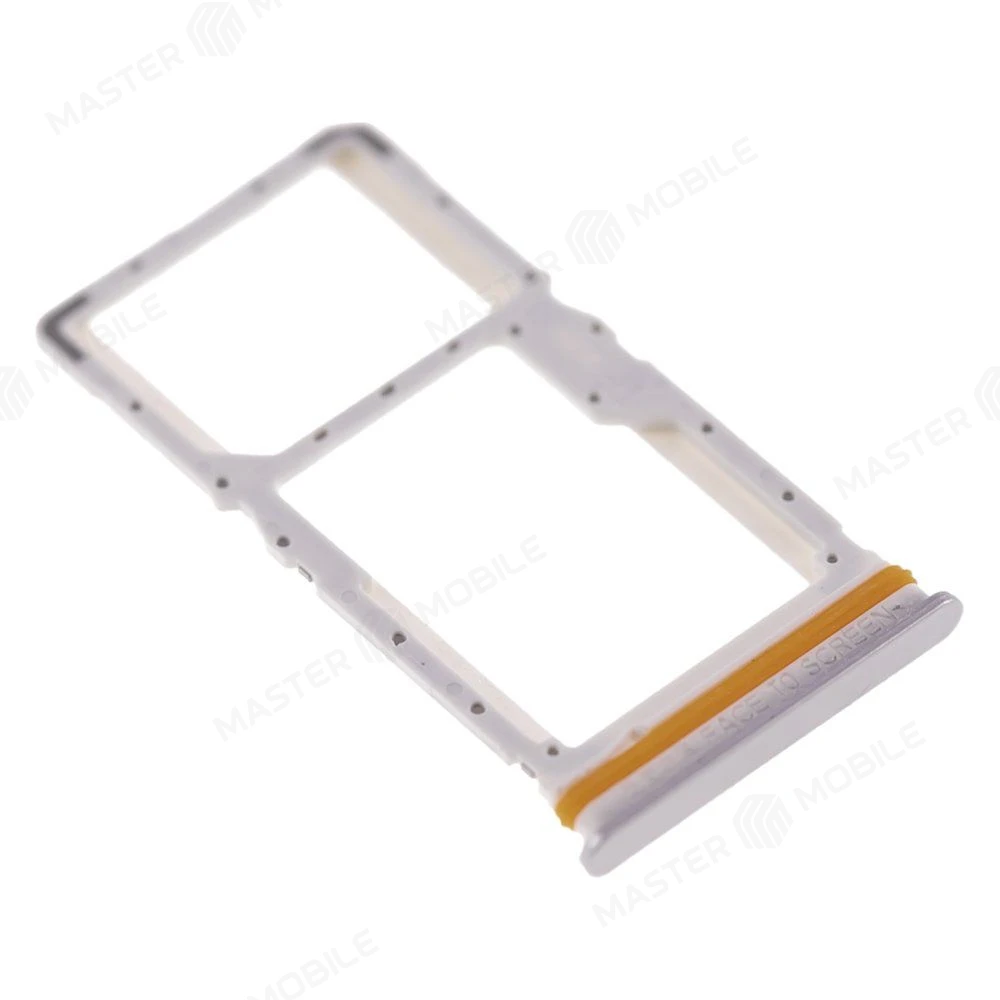 Держатель сим-карты для Xiaomi Poco M6 4G (2404АРC5FG) (серебристый)  фото №3