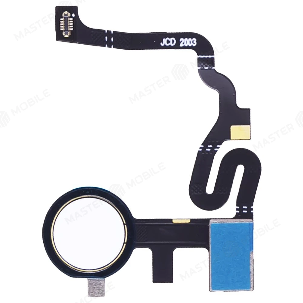 Шлейф для Google Pixel 4A (G025J/GA02099/G025N) с комп. + сканер отпечатка пальца (белый)