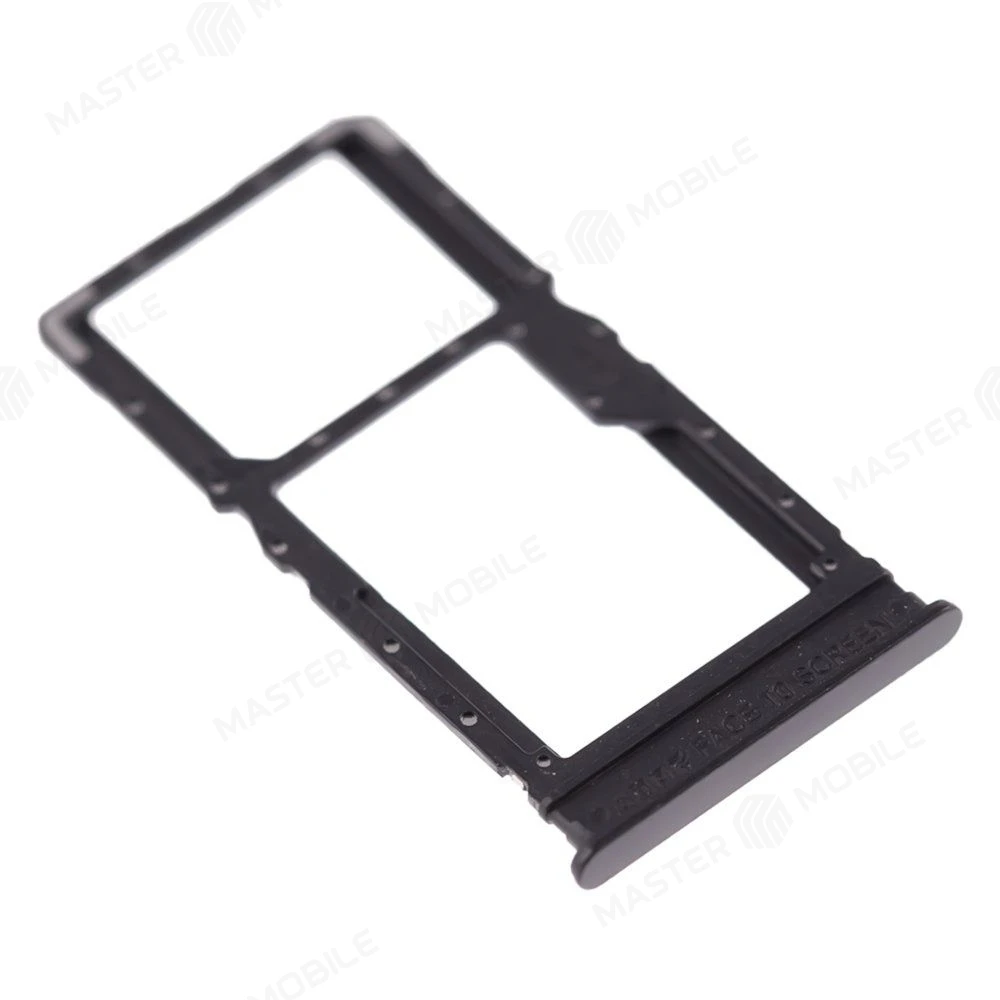 Держатель сим-карты для Xiaomi Poco M6 4G (2404АРC5FG) (черный)  фото №3