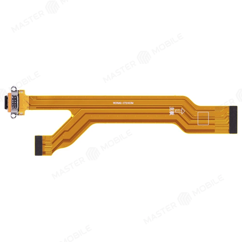 Шлейф для Realme 5 Pro (RMX1971) с комп. + разъем зарядки