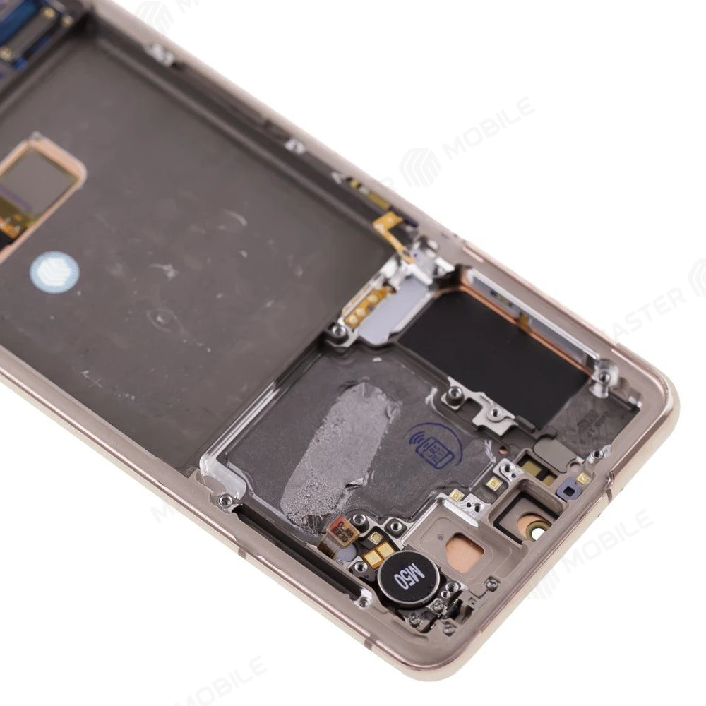 Дисплей для Samsung G991 Galaxy S21 + тачскрин (розовый) (в рамке) (ORIG100) (возможен дефект ЛКП) фото №3