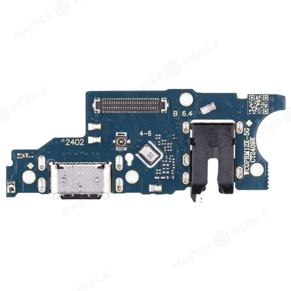 Нижняя плата для Realme 12 5G (RMX3999) с комп. + разъем зарядки + микрофон фото №1