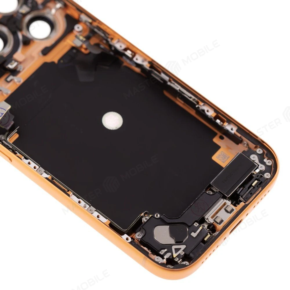 Корпус для Apple iPhone 17 Pro (eSIM) (оранжевый) (в сборе) (ORIG100) (Снятый) (возможен дефект ЛКП) фото №4