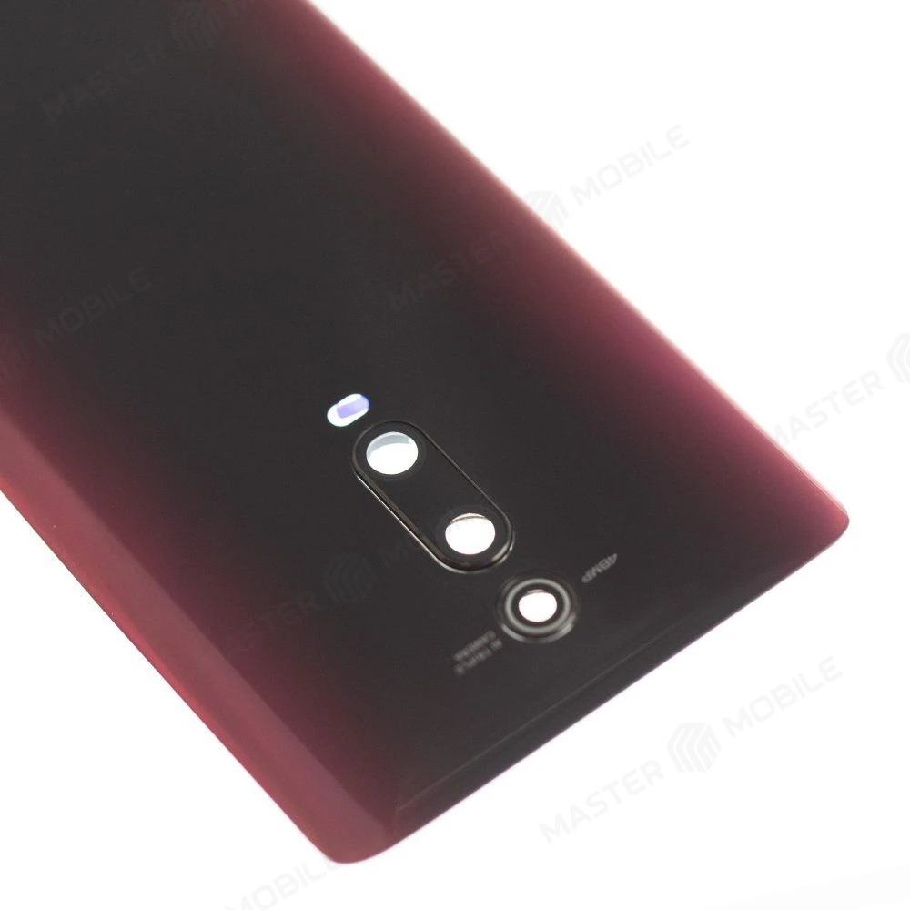 Задняя крышка для Xiaomi Mi 9T (M1903F10G) / Mi 9T Pro (M1903F11G) (красный) (в сборе со стеклом камеры) (ORIG100)  фото №3