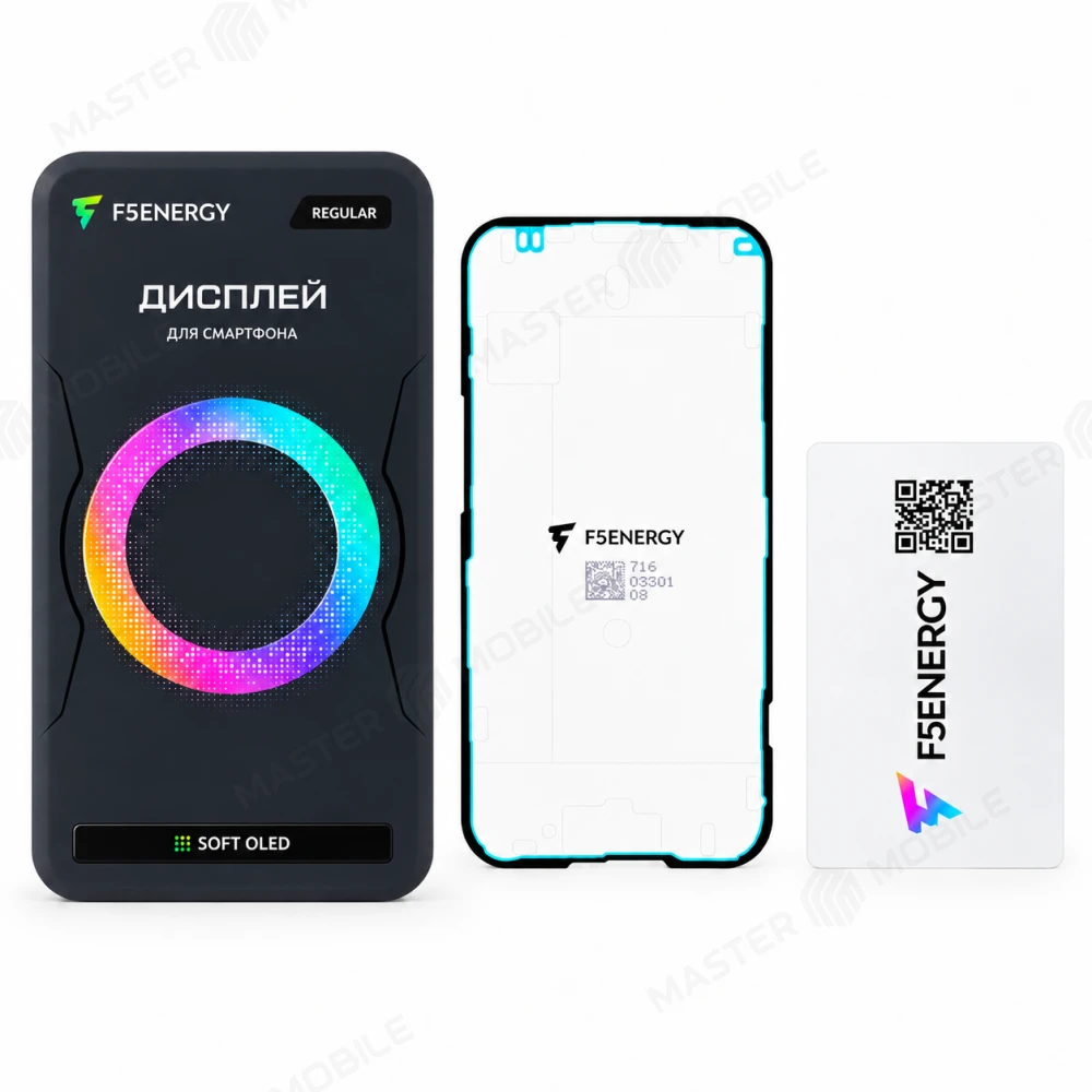 Дисплей для Apple iPhone 14 Pro + тачскрин (черный) (F5ENERGY) (Soft Oled) (площадка под IC) (REGULAR) фото №2