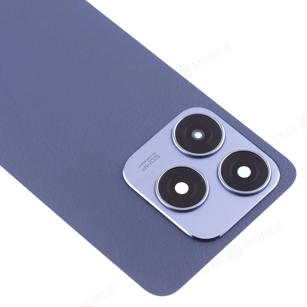 Задняя крышка для Realme C63 4G (RMX3939) (синий) (в сборе со стеклом камеры)  фото №3