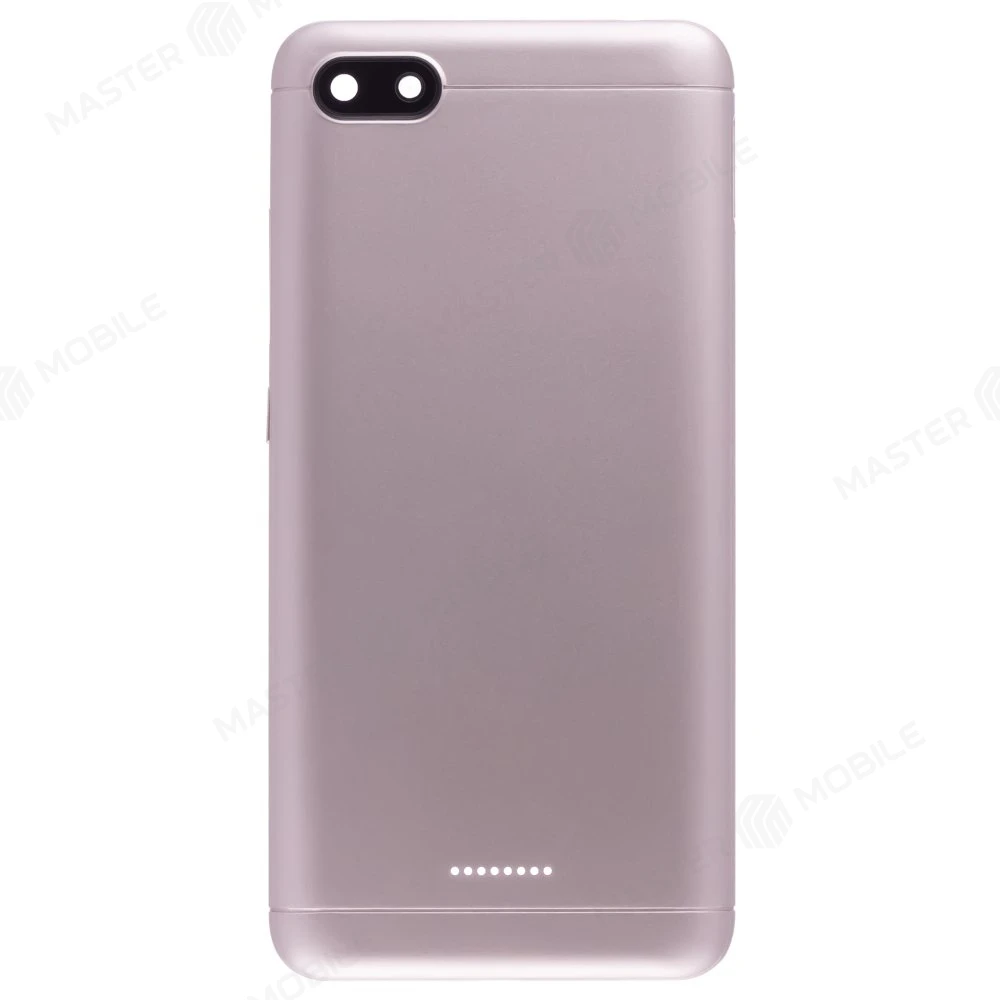 Задняя крышка для Xiaomi Redmi 6A (M1804C3CG) (Global Version / 2 SIM) (золотистый) (в сборе со стеклом камеры)