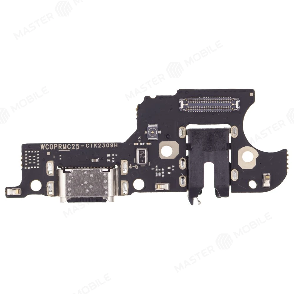 Нижняя плата для Realme C25 (RMX3191) / C25S (RMX3195) / Narzo 50A (RMX3430) с комп. + разъем зарядки + микрофон