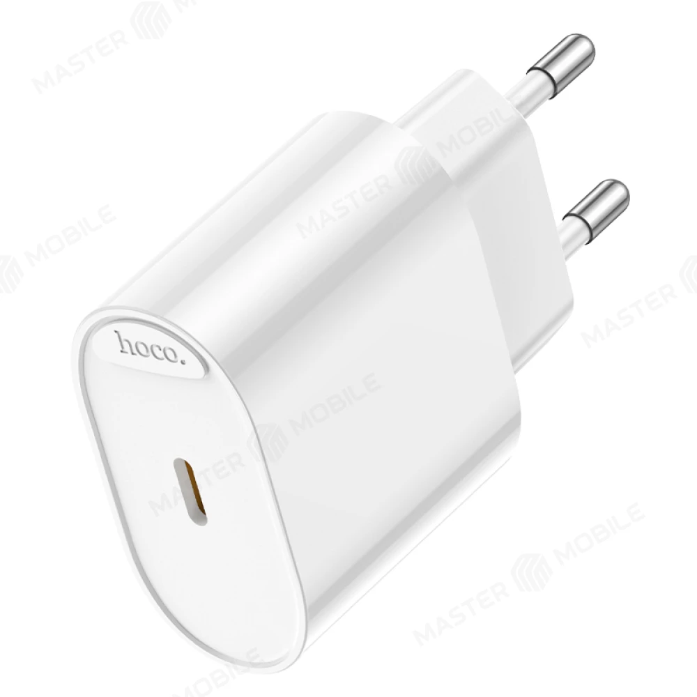Сетевое зарядное устройство Hoco C109A TypeC 20W (белый) фото №2