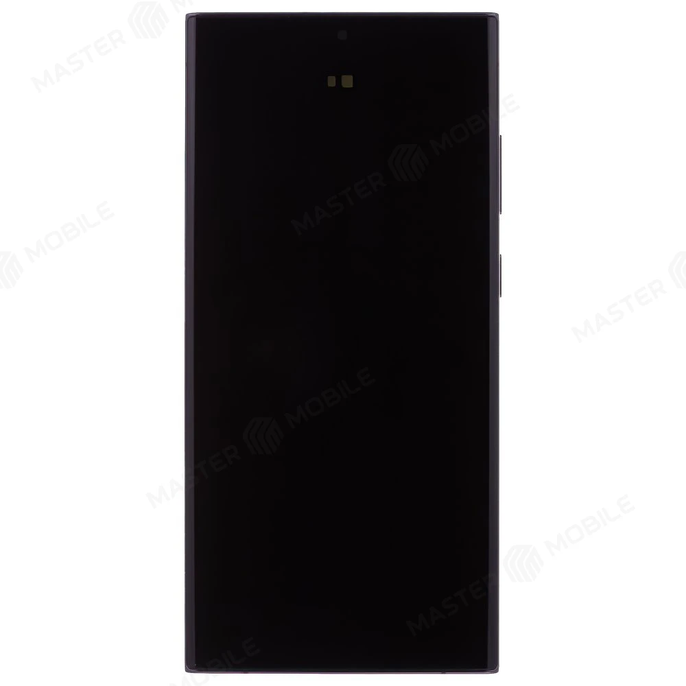 Дисплей для Samsung S918 Galaxy S23 Ultra + тачскрин (черный) (в рамке) (ORIG100) (возможен дефект ЛКП) фото №1