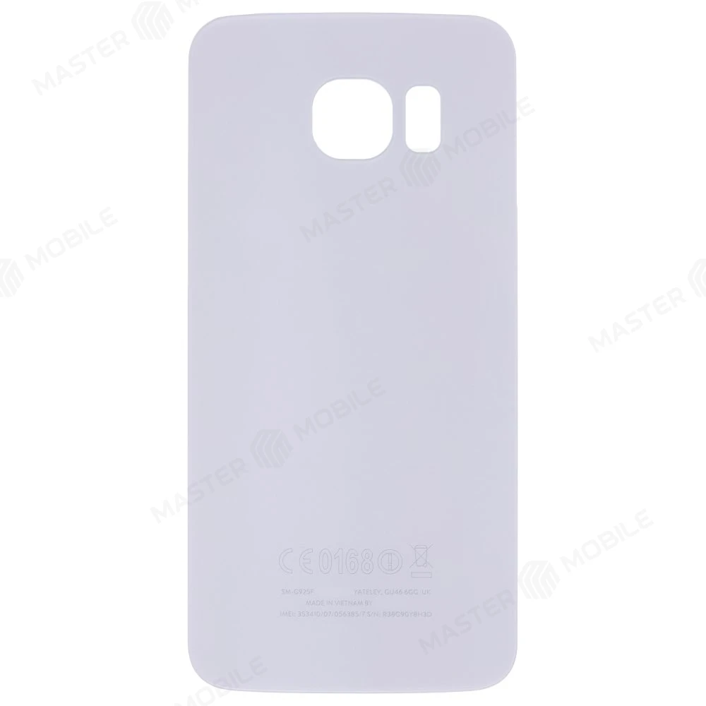 Задняя крышка для Samsung G925 Galaxy S6 Edge (белый)