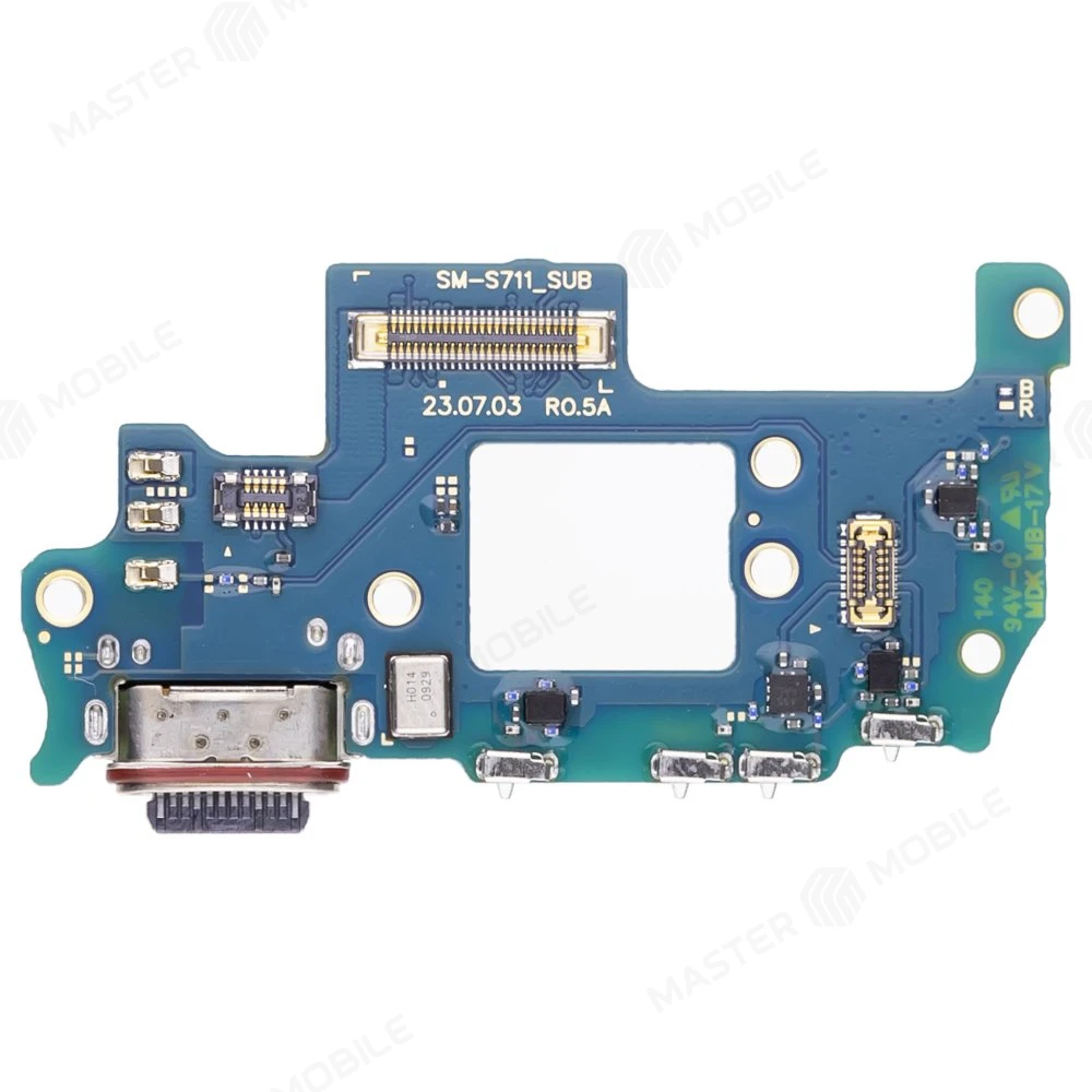 Нижняя плата для Samsung S711 Galaxy S23 FE с комп. + разъем зарядки + микрофон фото №1