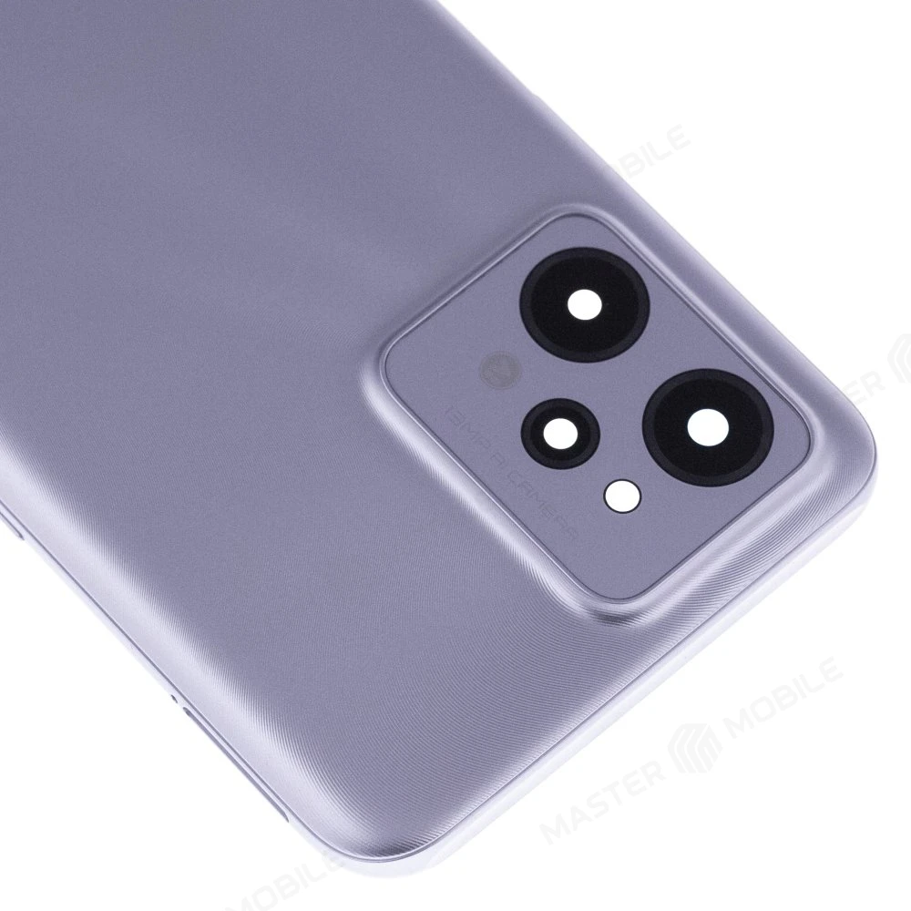 Задняя крышка для Realme C31 (RMX3501) (серебристый) (в сборе со стеклом камеры) фото №3