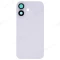 Задняя крышка для Apple iPhone 16 (белый) (в сборе со стеклом камеры) (Premium)  фото №1