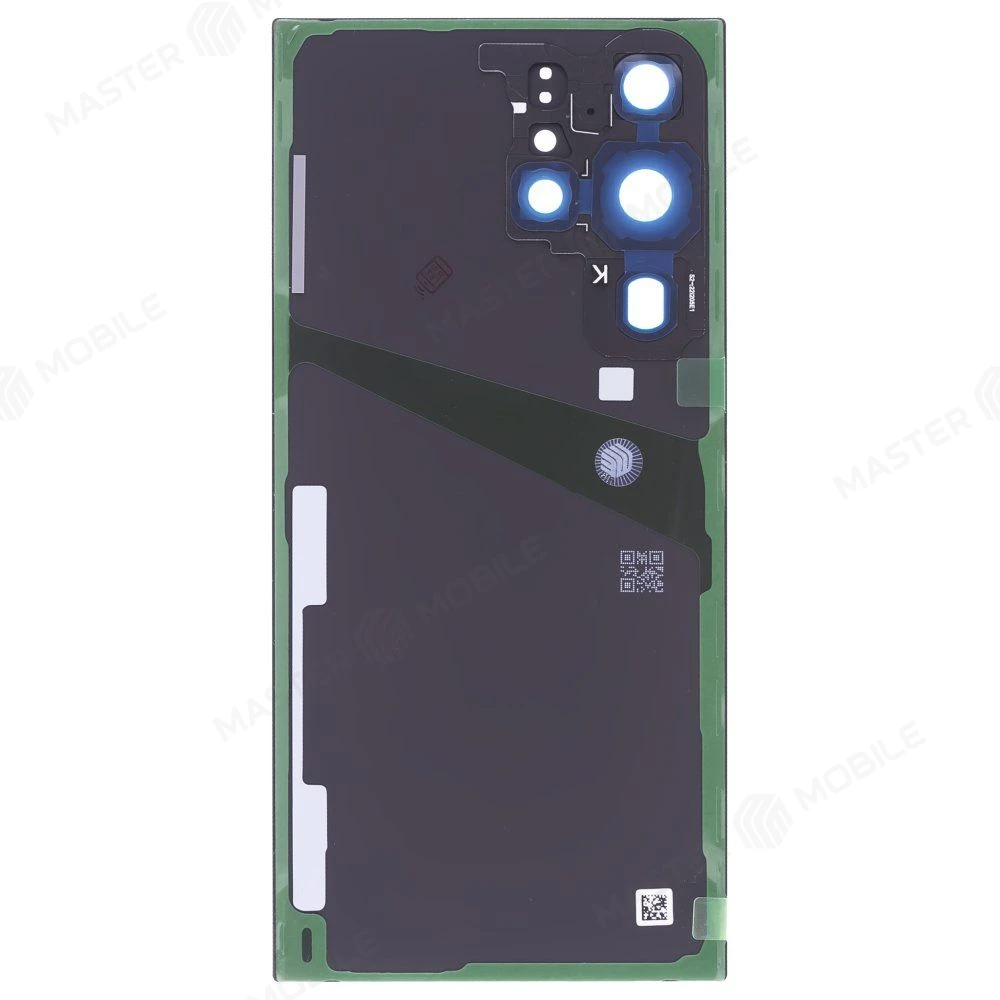 Задняя крышка для Samsung S918 Galaxy S23 Ultra (черный) (в сборе со стеклом камеры) (ORIG100)  фото №2