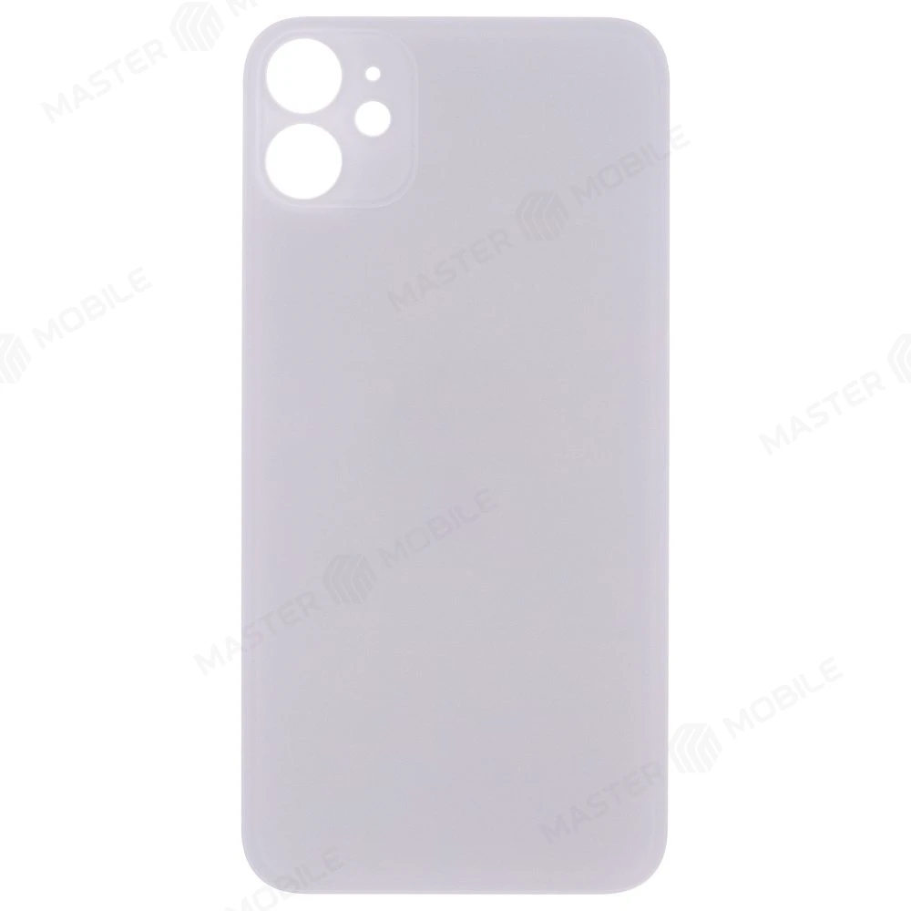 Задняя крышка для Apple iPhone 11 (белый) (с широким отверстием)