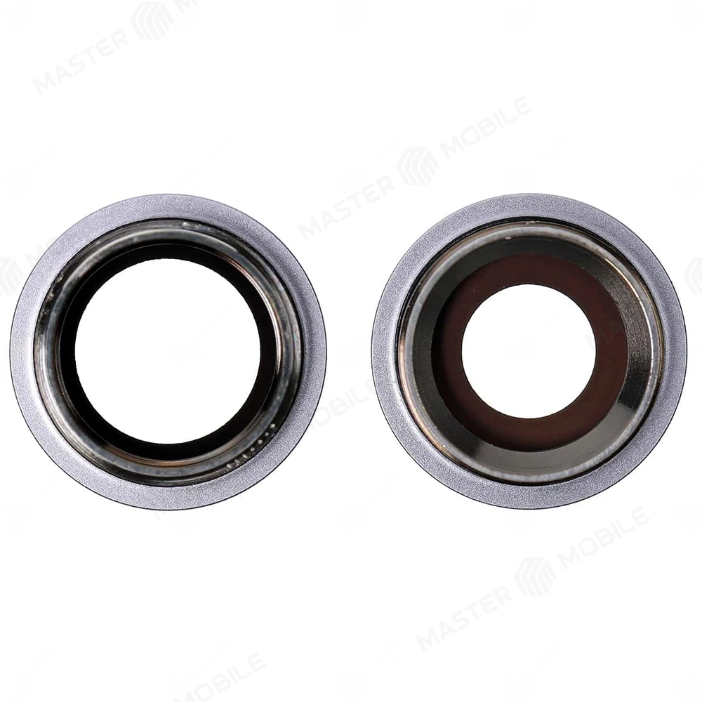 Стекло задней камеры для Apple iPhone 11 (комплект 2 шт.) (в рамке) (фиолетовый)  фото №2