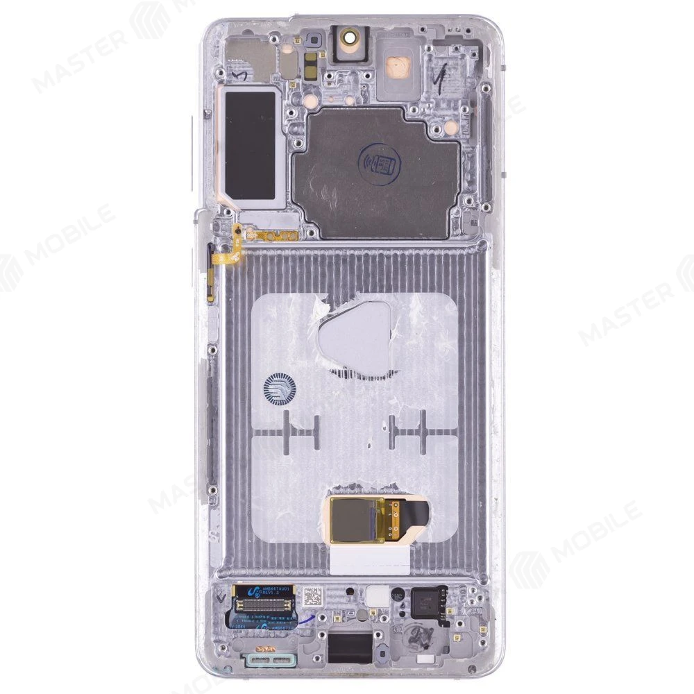 Дисплей для Samsung G996 Galaxy S21+ + тачскрин (серебристый) (в рамке) (ORIG100) (возможен дефект ЛКП) фото №2