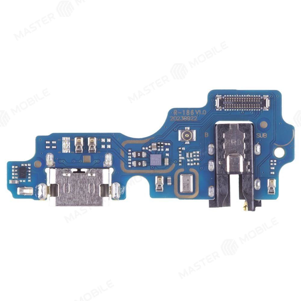 Нижняя плата для Infinix Smart 8 Pro (X6525B) с комп. + разъем зарядки + микрофон фото №1