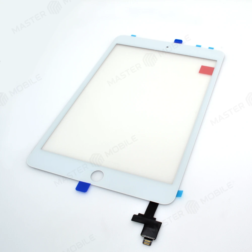 Тачскрин для Apple iPad mini 3 (A1599/A1600) + коннектор (белый) (Premium)