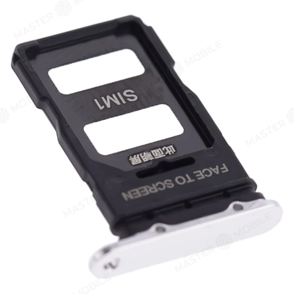 Держатель сим-карты для Xiaomi Mi 11 Ultra (M2102K1G) (серебристый) фото №3